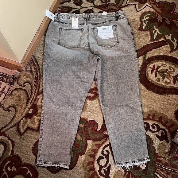 GOOD AMERICAN size 16 Good Girlfriend High 30" Inseam 'Lil Loose inLeg' $155 NEW - Picture 13 of 16